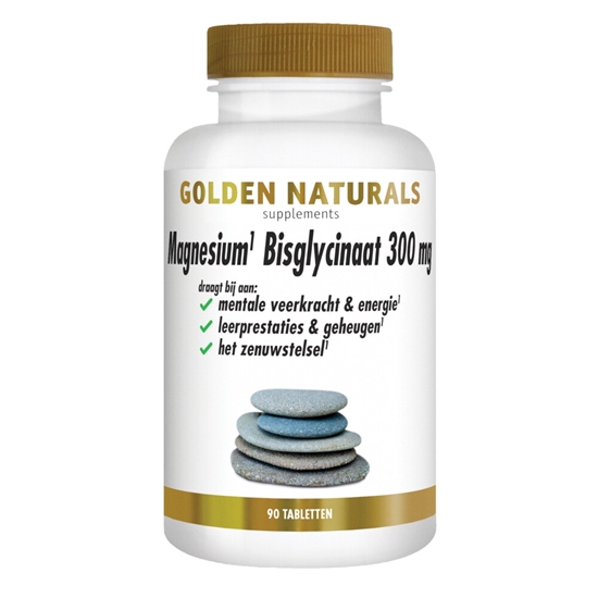 GOLDEN NATURALS MAGNESIUM BISGLYCINAAT 300MG 90ST